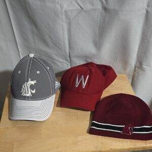 Washington State Cougars Hat, Beanie L/xl